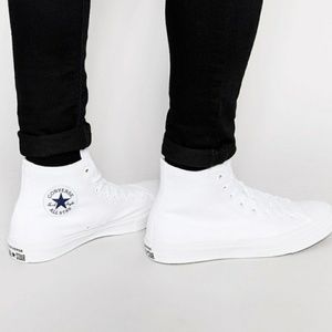 converse chuck ii high top white